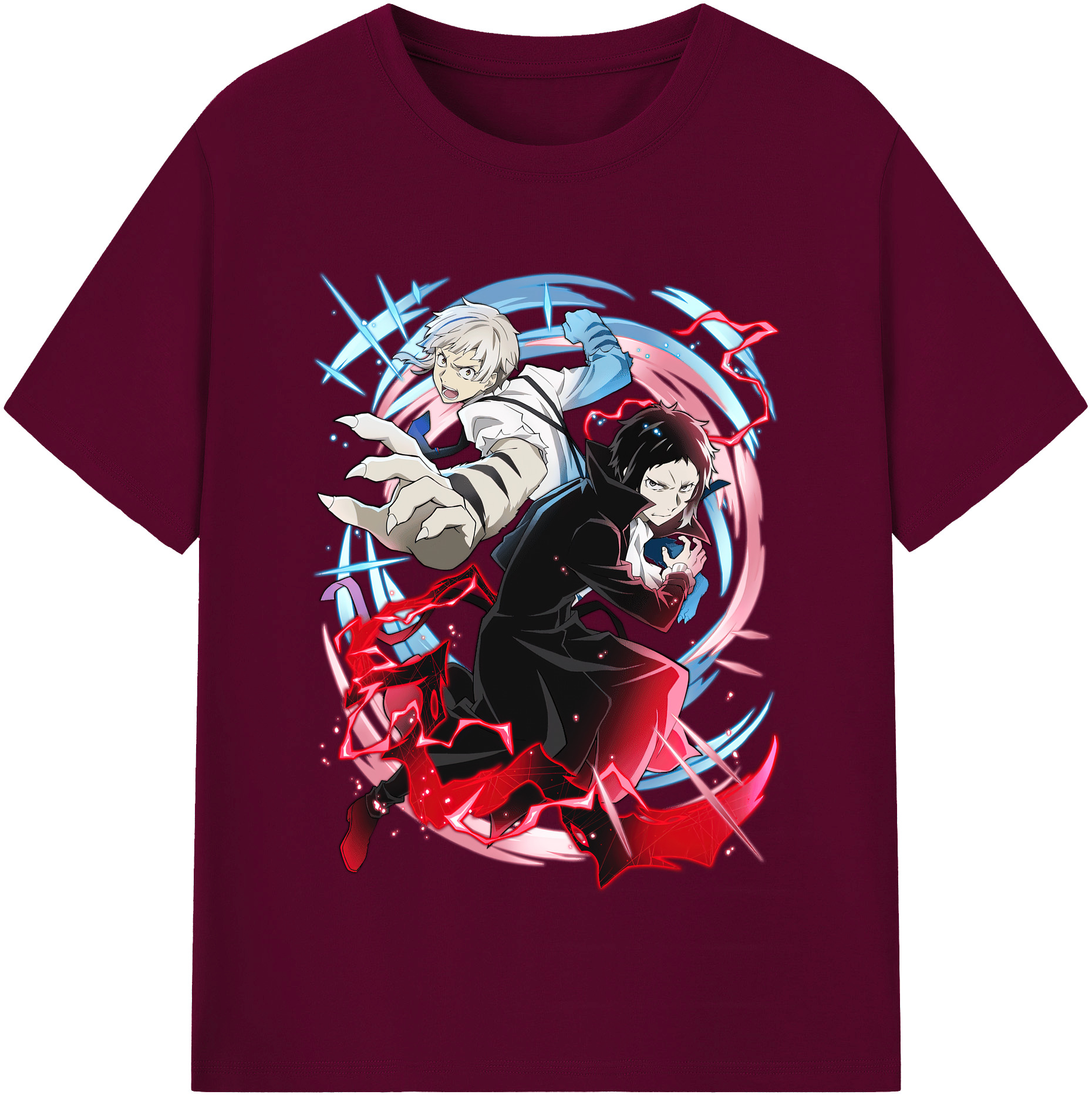 （画像用） 文豪ストレイドッグス Bungo Stray Dogs レディースカジュアルプリントTシャツ（綿100％）